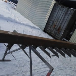Фото процесса пескоструйной обработки Пескоструйка, Покраска, Антикор Минск Металлоконструкции , Прочие конструкции | Наши работы (фото 1/4)