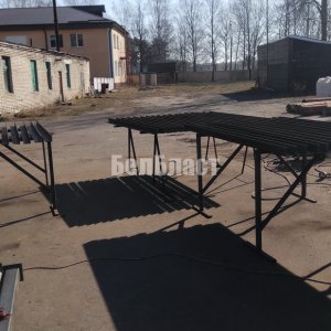 Фото процесса пескоструйной обработки Пескоструйка, Антикор Минск Металлоконструкции , Промышленное оборудование | Наши работы (фото 2/6)